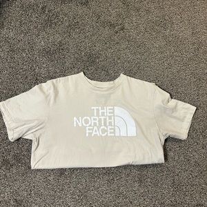 Men’s NORTHFACE tshirt tan nude cream